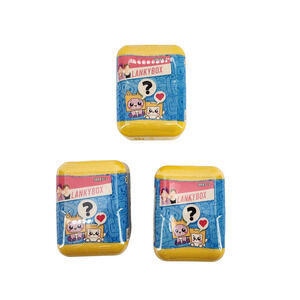 LOT OF 3 LANKYBOX Series 3 Mystery Mini Squishy New Ultra Rare Glow In the Dark